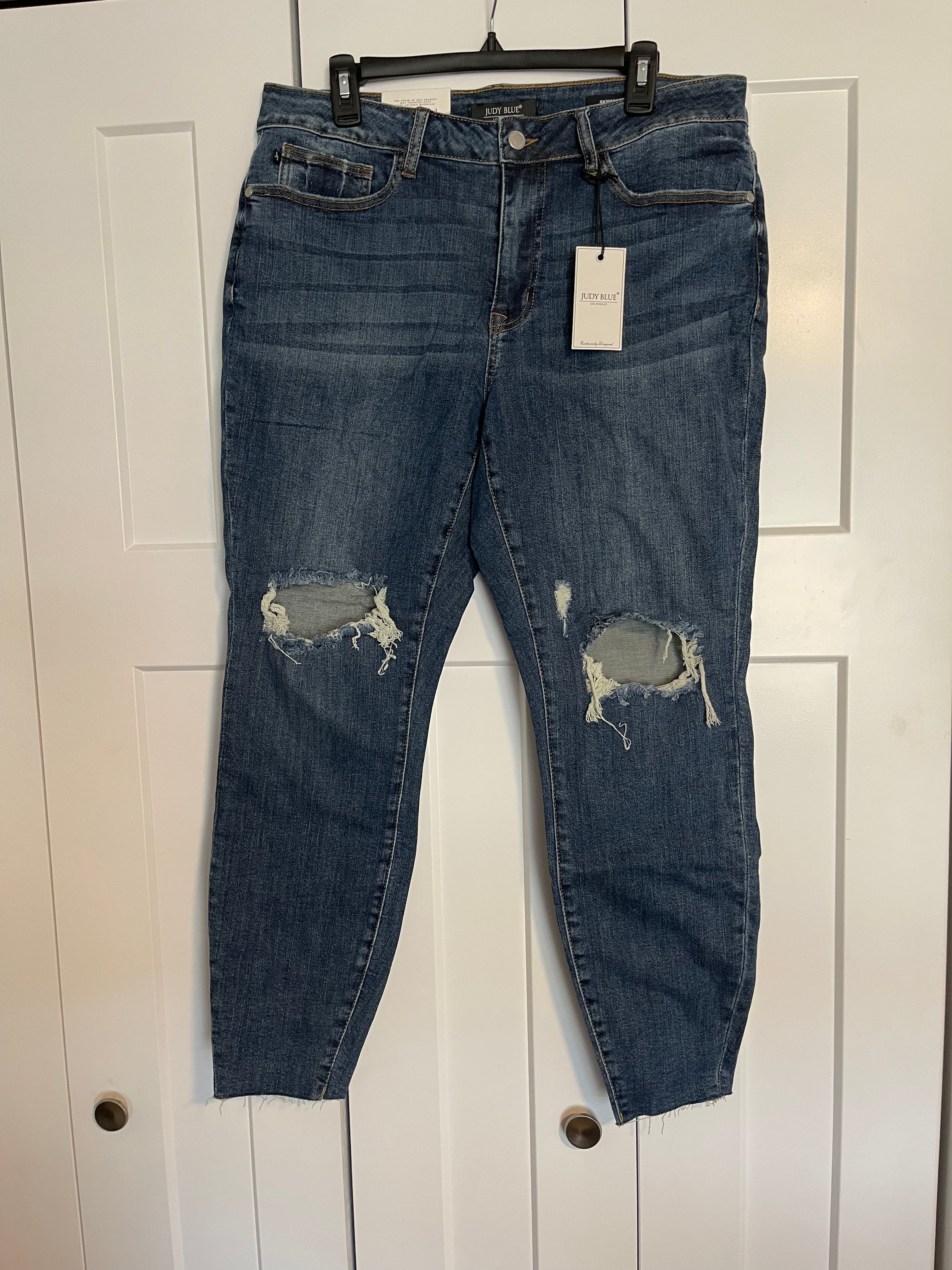 Judy Blue 8877 Destroyed High Waist Skinny Jeans - Image 2