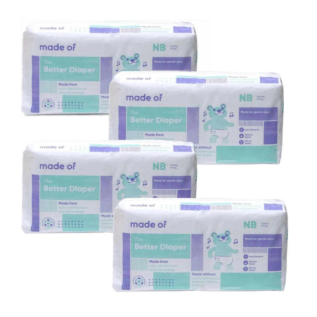 MADE OF The Better Baby Diapers - 36 count