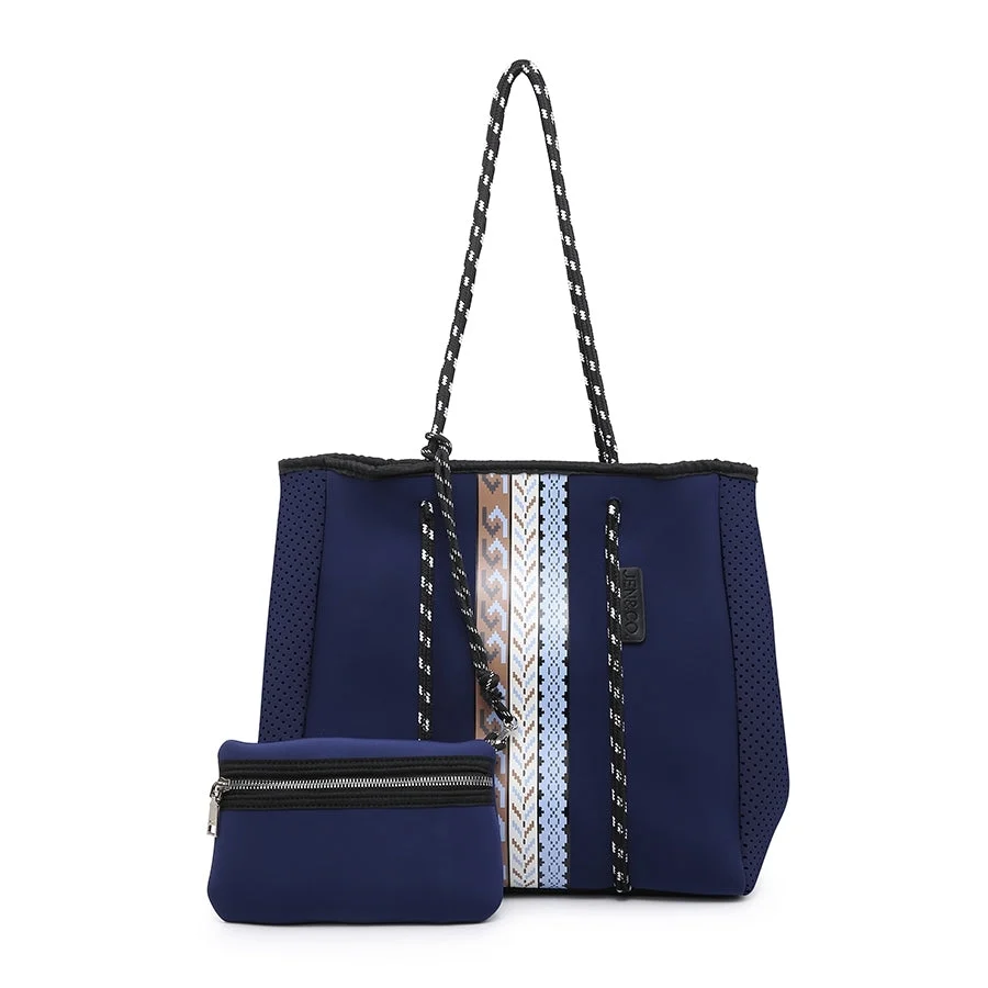 Neoprene Tote Collection Rope Bag With Pouch - Image 10