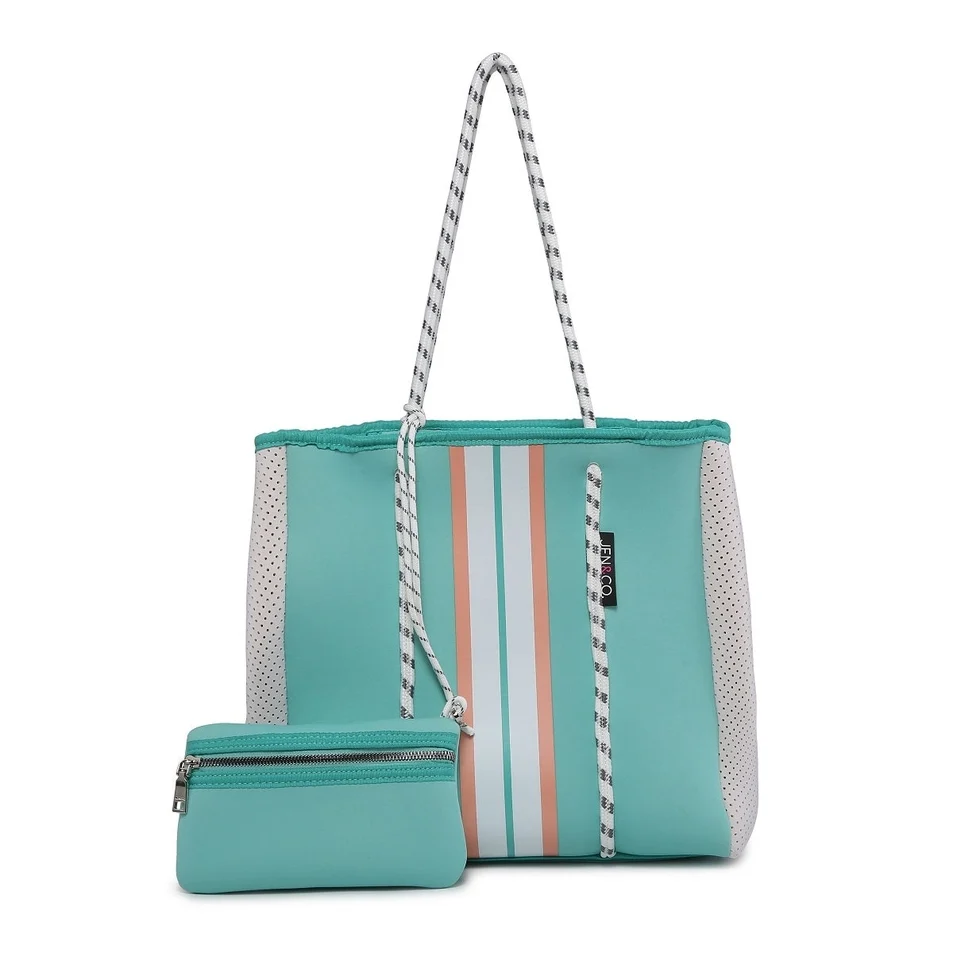 Neoprene Tote Collection Rope Bag With Pouch - Image 13