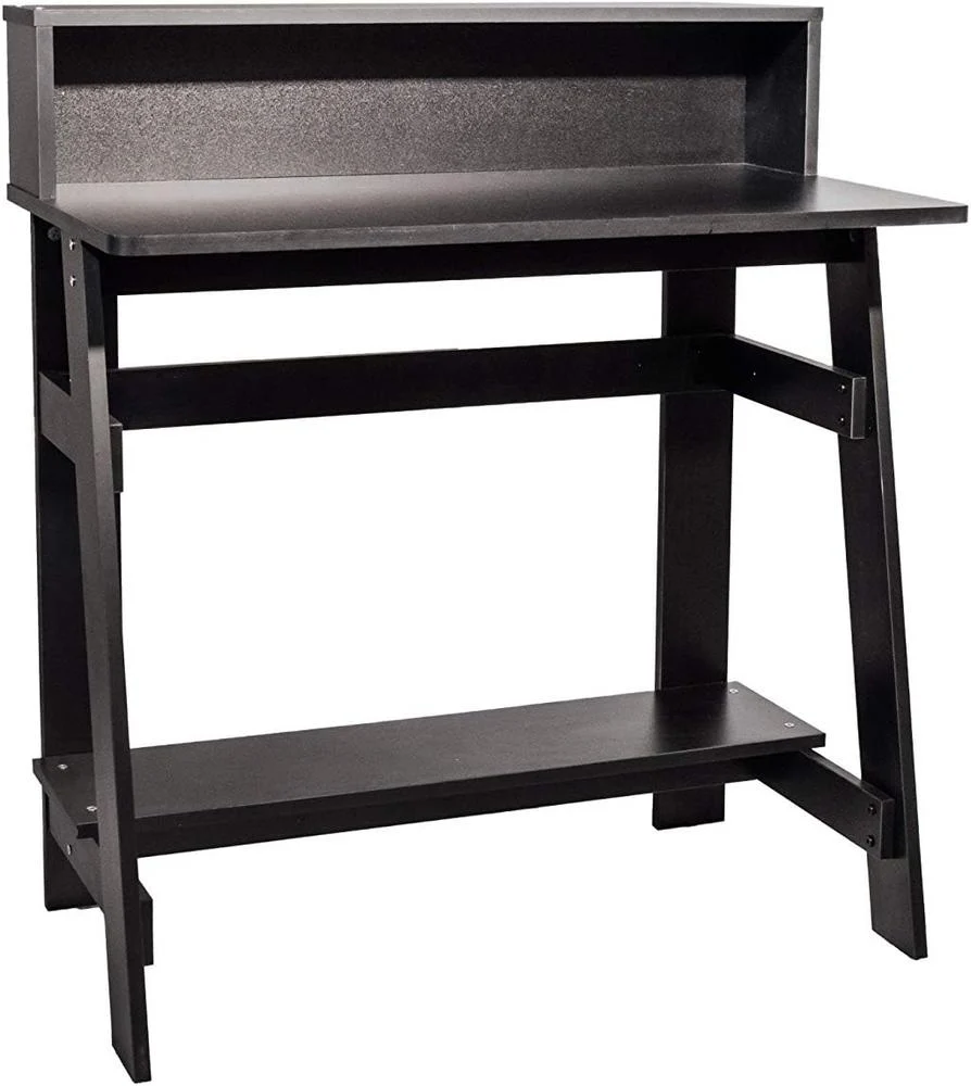 OneSpace Lennox Black Hutch Computer Desk - Image 3