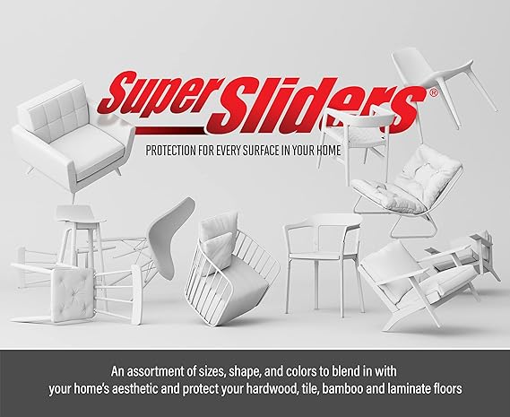 Super Sliders Self-Stick Furniture Felt Pads & Cabinet Bumpers - 440-piece - Image 5