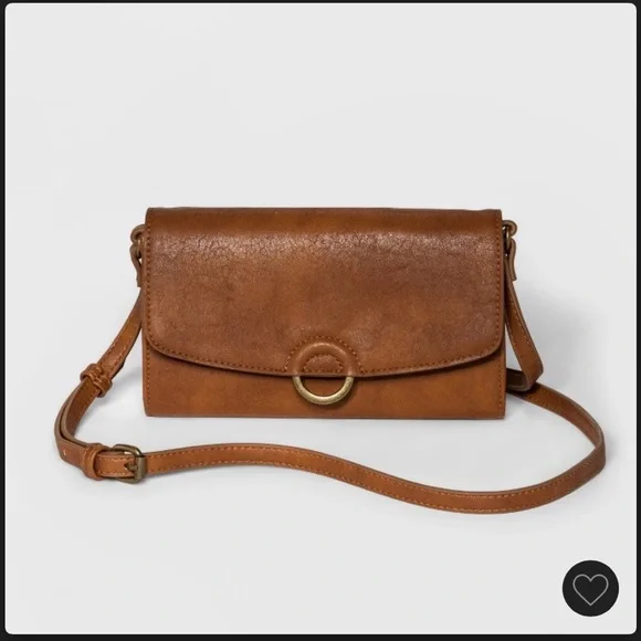 Universal Thread Ring Mini Crossbody Bag – Cognac - Image 2